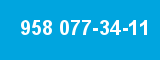 958 077-34-11
